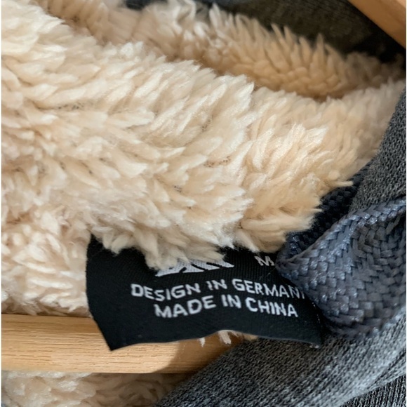 Swisswell Winter Fleece Sherpa Lined Zip up Hooded Jacket Size Medium - Picture 2 of 11